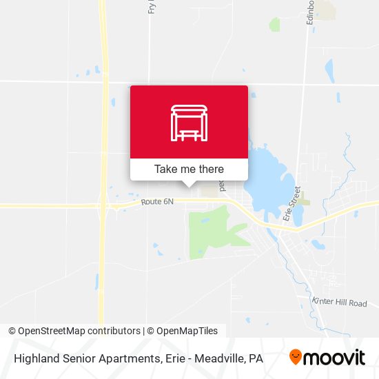 Highland Senior Apartments map