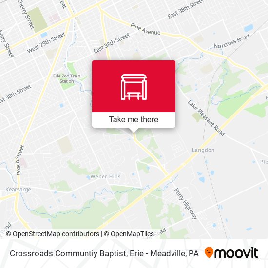 Crossroads Communtiy Baptist map