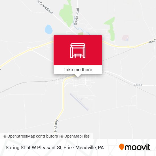 Mapa de Spring St at W Pleasant St