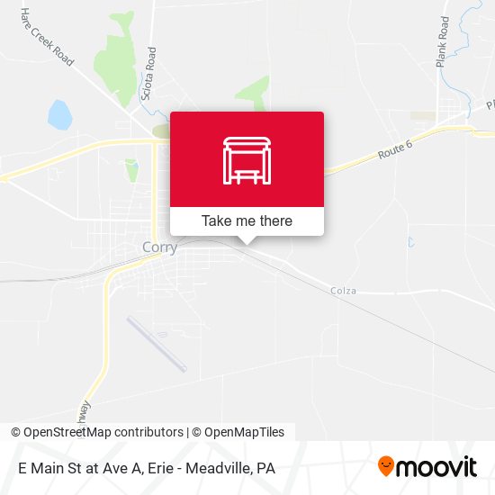Mapa de E Main St at Ave A