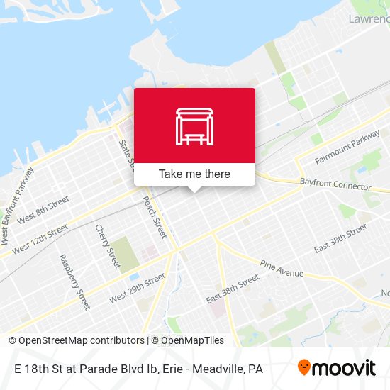 Mapa de E 18th St at Parade Blvd Ib