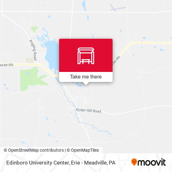 Mapa de Edinboro University Center