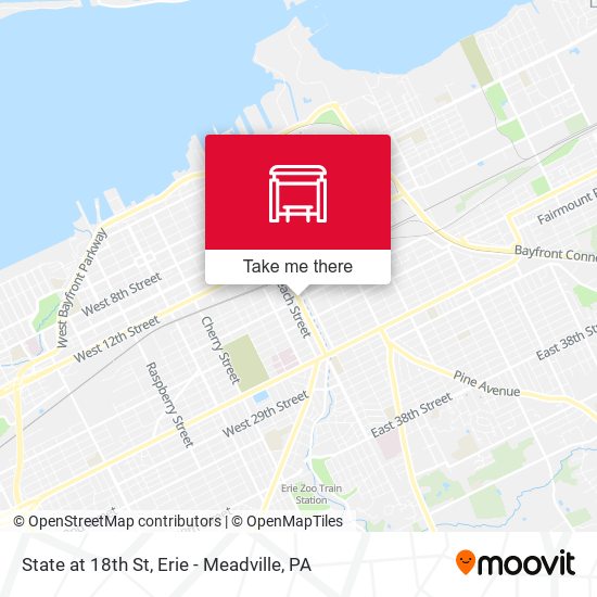 State at 18th St map