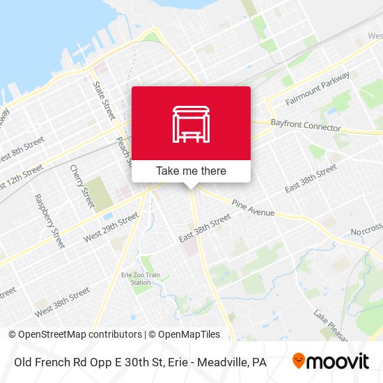 Mapa de Old French Rd Opp E 30th St