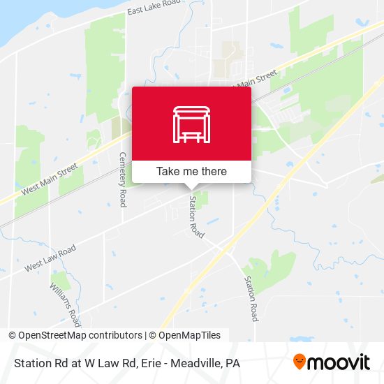Station Rd at W Law Rd map