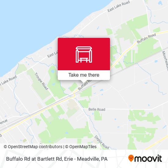 Buffalo Rd at Bartlett Rd map