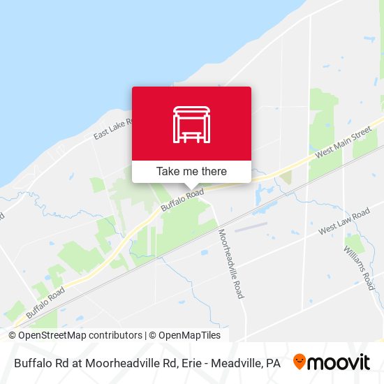 Mapa de Buffalo Rd at Moorheadville Rd