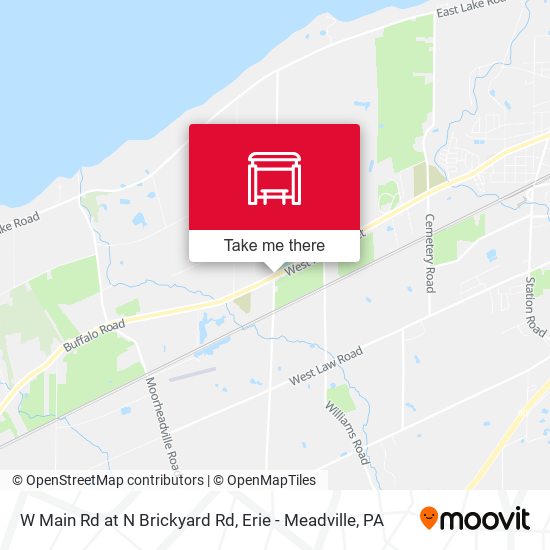 W Main Rd at N Brickyard Rd map