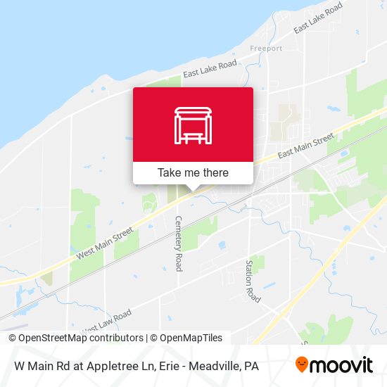 Mapa de W Main Rd at Appletree Ln