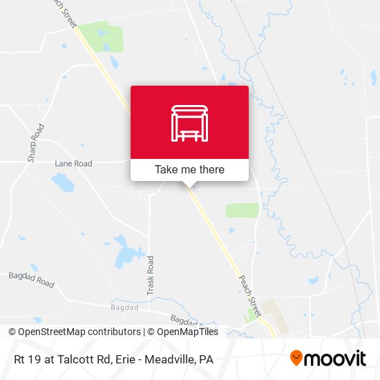 Rt 19 at Talcott Rd map