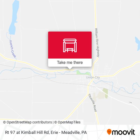 Rt 97 at Kimball Hill Rd map