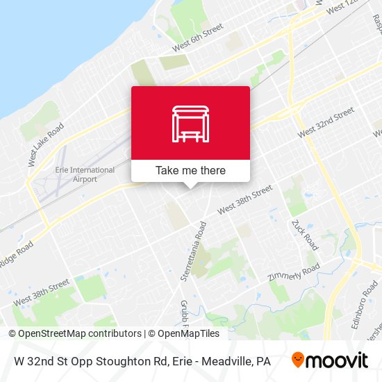 W 32nd St Opp Stoughton Rd map