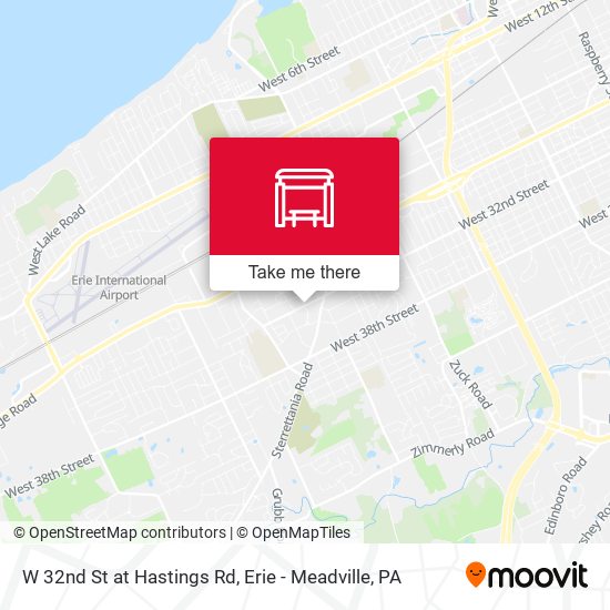 Mapa de W 32nd St at Hastings Rd