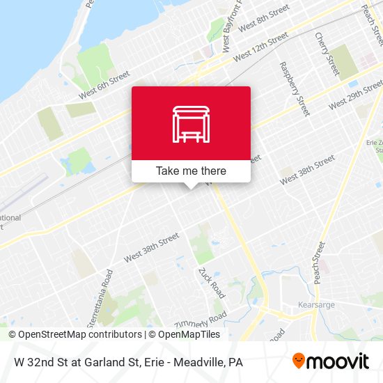 Mapa de W 32nd St at Garland St