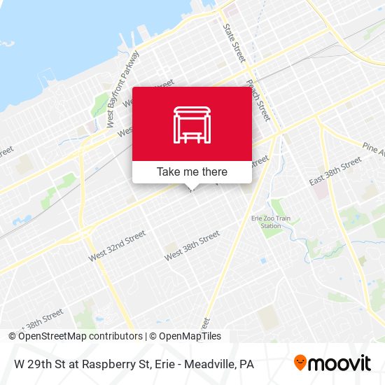 Mapa de W 29th St at Raspberry St