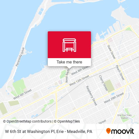 W 6th St at Washington Pl map
