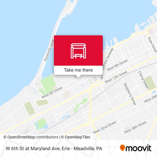 Mapa de W 6th St at Maryland Ave
