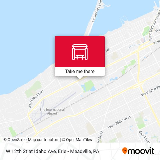Mapa de W 12th St at Idaho Ave