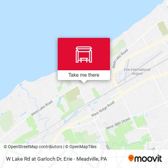 Mapa de W Lake Rd at Garloch Dr