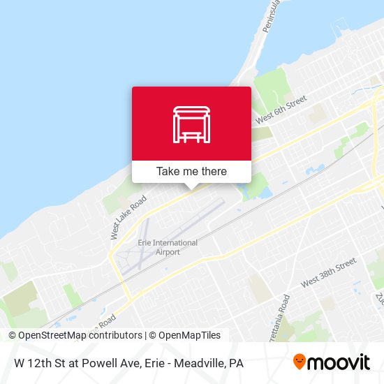 W 12th St at Powell Ave map