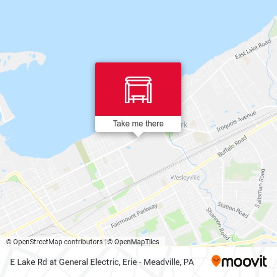E Lake Rd at General Electric map