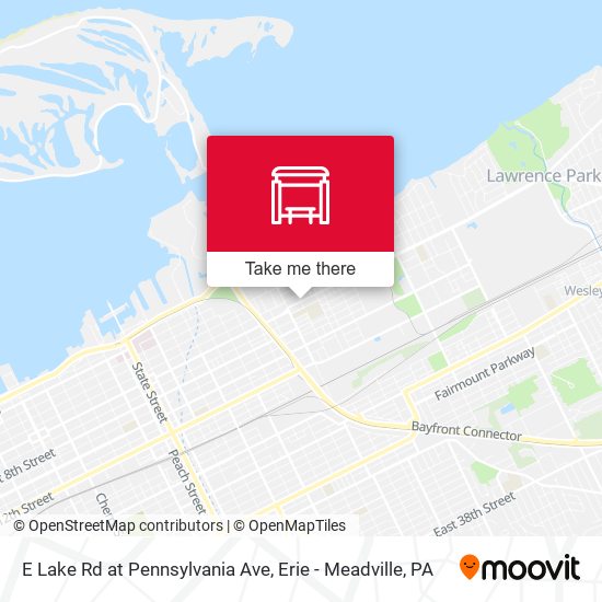 Mapa de E Lake Rd at Pennsylvania Ave