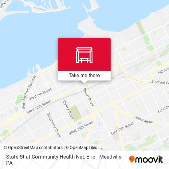 State St at Community Health Net map