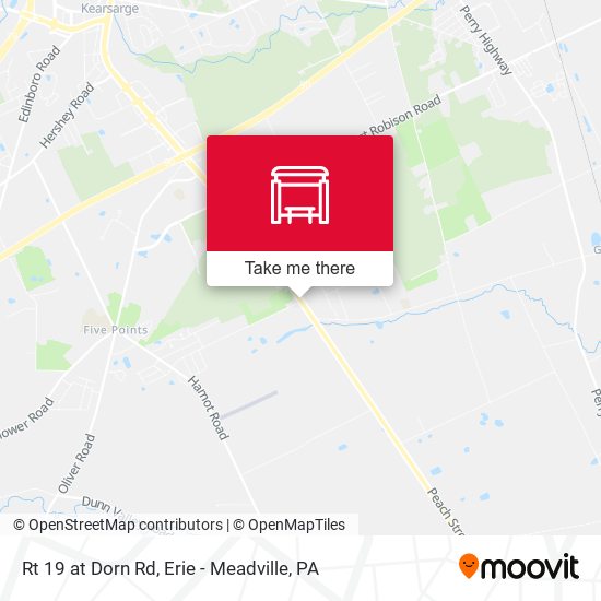Rt 19 at Dorn Rd map