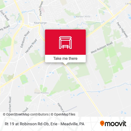Rt 19 at Robinson Rd-Ob map