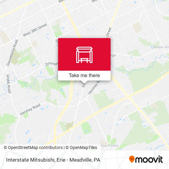 Mapa de Interstate Mitsubishi