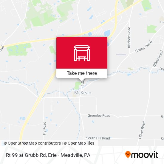 Rt 99 at Grubb Rd map