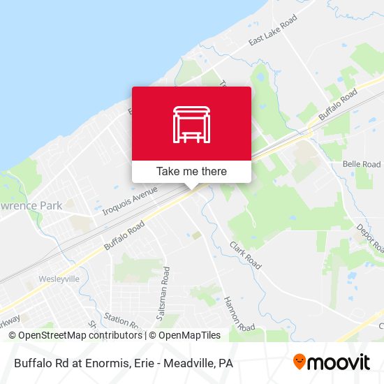 Buffalo Rd at Enormis map