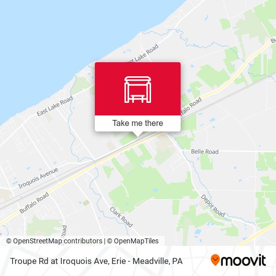 Mapa de Troupe Rd at Iroquois Ave