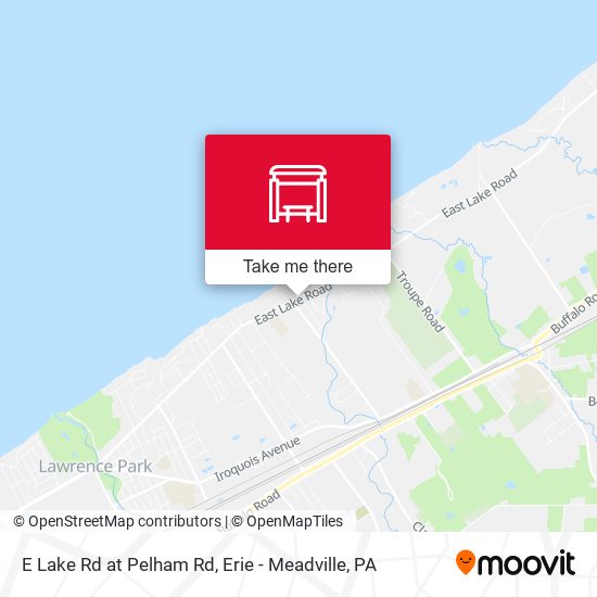 Mapa de E Lake Rd at Pelham Rd