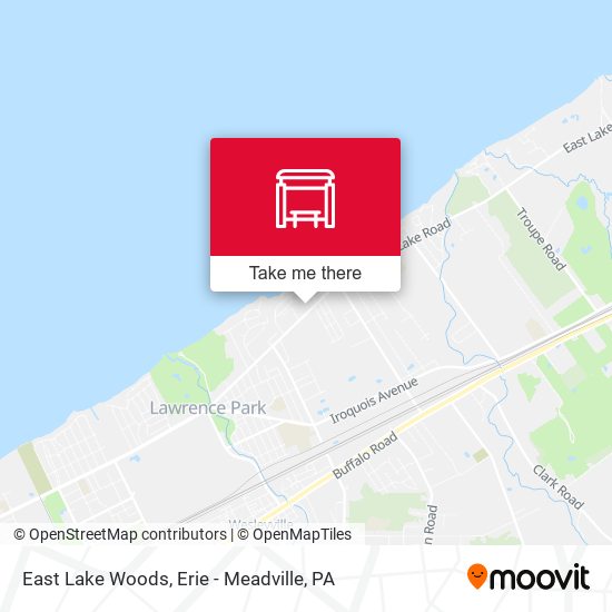Mapa de East Lake Woods
