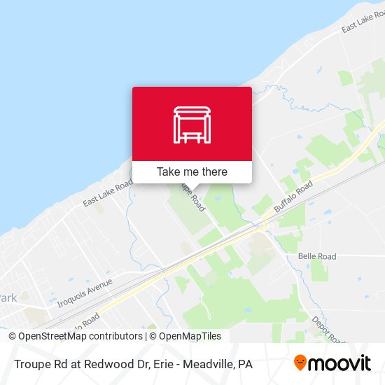 Troupe Rd at Redwood Dr map