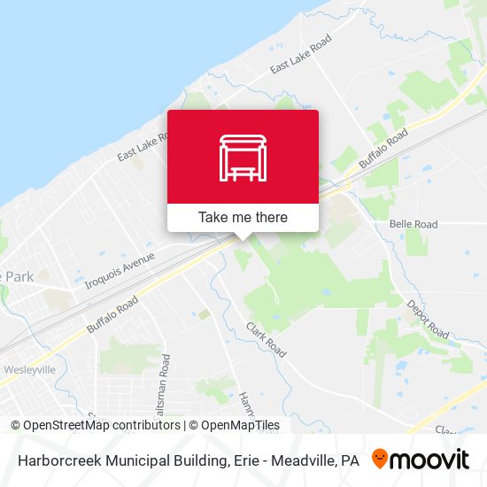 Harborcreek Municipal Building map