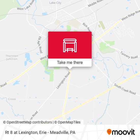 Mapa de Rt 8 at Lexington
