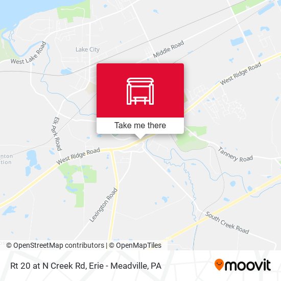 Mapa de Rt 20 at N Creek Rd