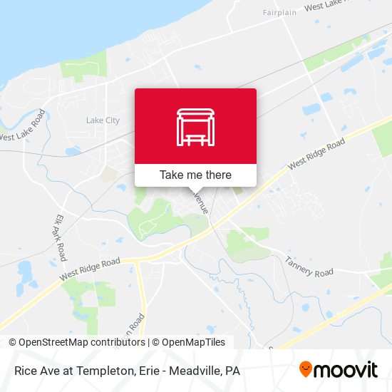 Mapa de Rice Ave at Templeton