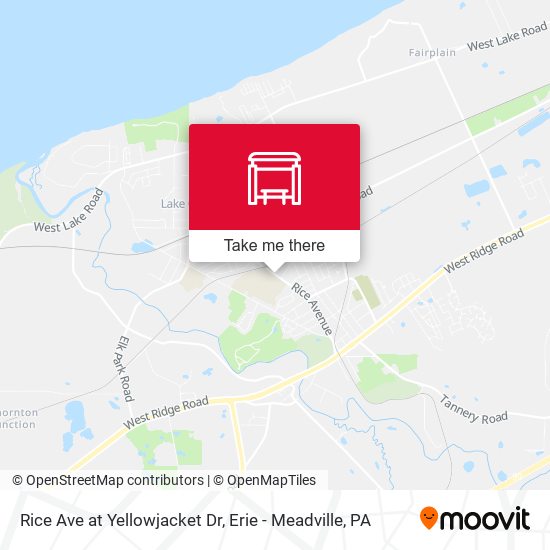 Rice Ave at Yellowjacket Dr map