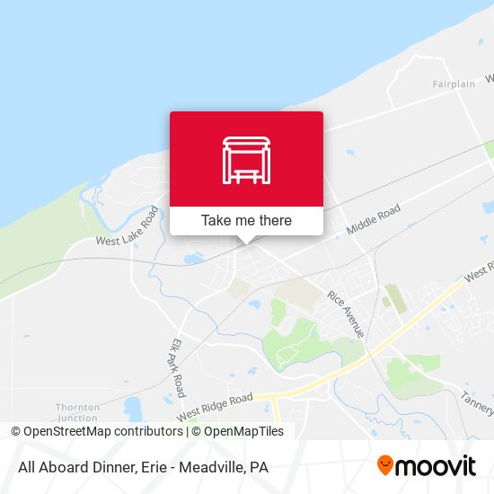 All Aboard Dinner map