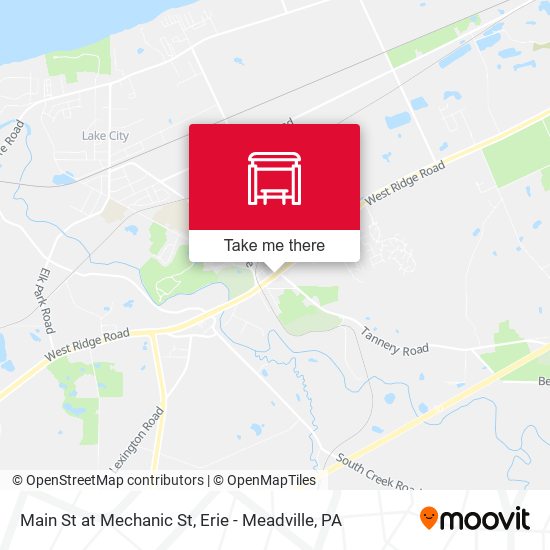Main St at Mechanic St map