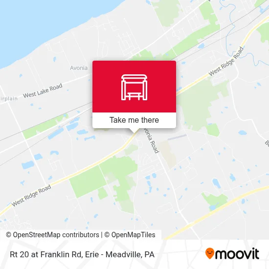 Rt 20 at Franklin Rd map