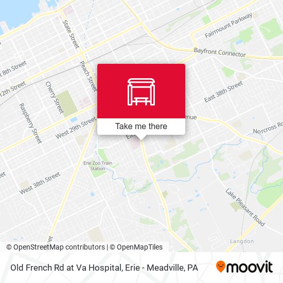 Old French Rd at Va Hospital map