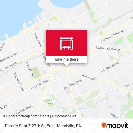 Mapa de Parade St at E 27th St