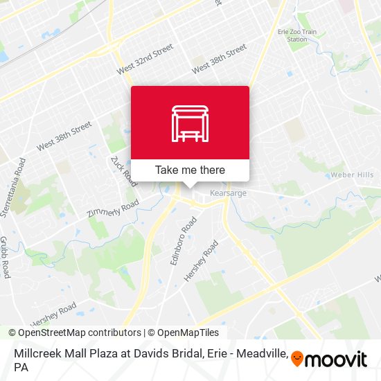 Mapa de Millcreek Mall Plaza at Davids Bridal