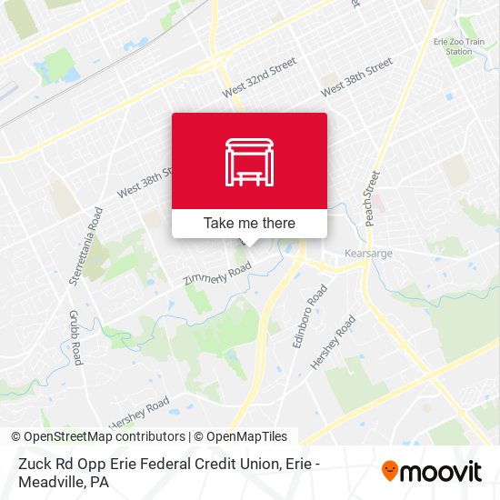 Zuck Rd Opp Erie Federal Credit Union map