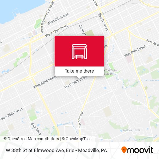 Mapa de W 38th St at Elmwood Ave