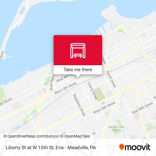 Mapa de Liberty St at W 10th St